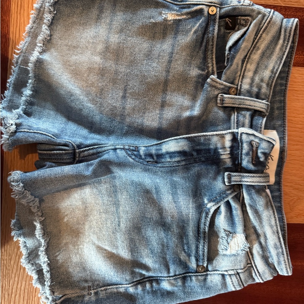 KanCan Light Blue Denim Shorts